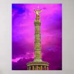 Victory Column (siegessaule), Berlin (Art Version) Posters