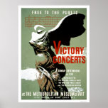 Victory Concert Met NYC 1938 WPA posters