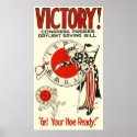 VICTORY! CONGRESS PASSES DAYLIGHT SAVING BILL posters