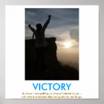 VICTORY demotivational poster posters
