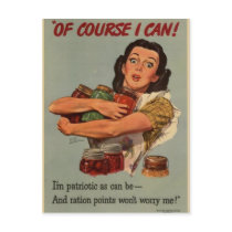 Victory Garden: Of Course I Can Post Card