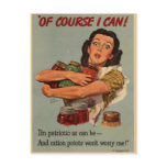 Victory Garden: Of Course I Can postcards