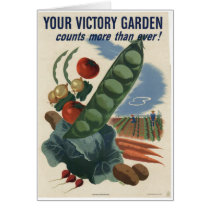Victory garden poster, World War 2 1945