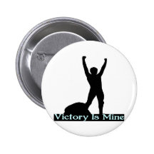 Victory Is Mine Pinback Button