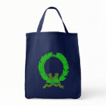 Victory ring winner ring leaf crown tote bags