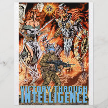 Victory Through Intelligence by Al Rio Custom Flyer
