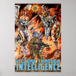 Victory Through Intelligence by Al Rio posters