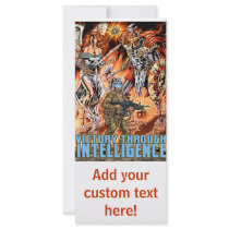 Victory Through Intelligence by Al Rio Rack Card