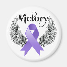 Victory Wings Hodgkin Lymphoma Fridge Magnets