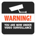Video Camera Surveillance stickers