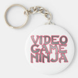 VIDEO GAME NINJA (red) Keychain