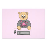 Video Game Player Bear. Personalised Invite