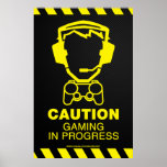 Video Game Poster - Gaming In Progress posters
