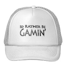 Video Games and Gaming - I'd Rather Be Gaming Mesh Hat