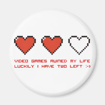 Video Games Fridge Magnet