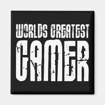 Video Games Gaming & Gamers Worlds Greatest Gamer Fridge Magnets