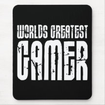 Video Games Gaming & Gamers Worlds Greatest Gamer Mouse Mat