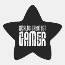 Video Games Gaming & Gamers Worlds Greatest Gamer Sticker