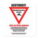 Videoüberwachung Badezimmer Sticker