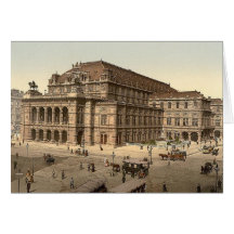 Vienna Opera House Blank Card