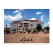 vientiane city laos post cards