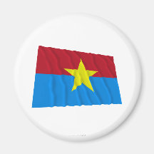 Viet Cong Waving Flag Refrigerator Magnet