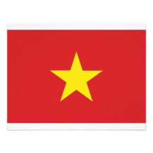 Viet Nam National Flag Custom Invite