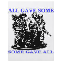 Vietnam All Gave Some & Some Gave All Personalized Flyer
