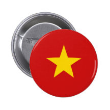 Vietnam Fisheye Flag Button