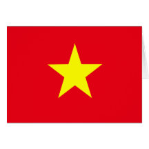 Vietnam Flag Cards