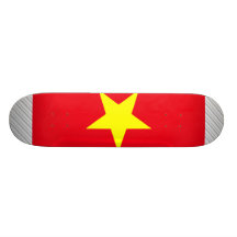 Vietnam Flag Custom Skate Board