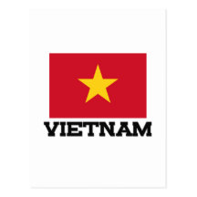 Vietnam Flag Postcard