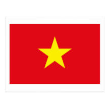 Vietnam Flag Postcard