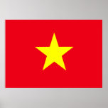 Vietnam Flag Print