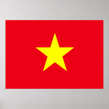 Vietnam Flag Print