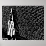 Vietnam Memorial Flag posters