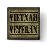 Vietnam Veteran Military buttons
