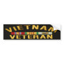 VIETNAM VETERAN PATCH  bumper sticker