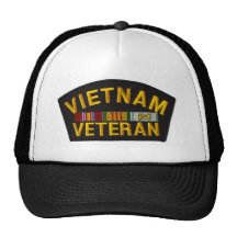 Vietnam Veteran Patch on Hat