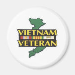 Vietnam Veteran Refrigerator Magnet