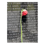 vietnam veterans memorial post card