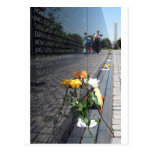 vietnam veterans memorial postcard