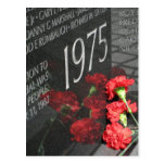 Vietnam Veterans Memorial Wall flower Post Card