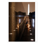 Vietnam Veterans Memorial Wall Photo Post Card