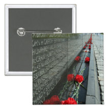 Vietnam veterans Memorial Wall Pinback Button