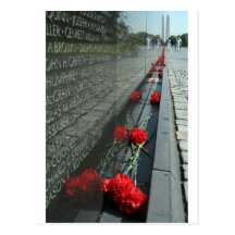 Vietnam veterans Memorial Wall Post Cards