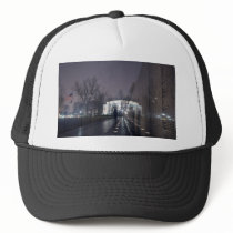 Vietnam Veterans Memorial with Lincoln Memorial Trucker Hats