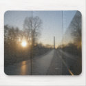 Vietnam Wall Winter Sunrise mousepads