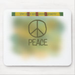 Vietnam war helmet graffiti mousepad