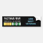VIETNAM WAR NAVY VET BUMPER STICKERS
